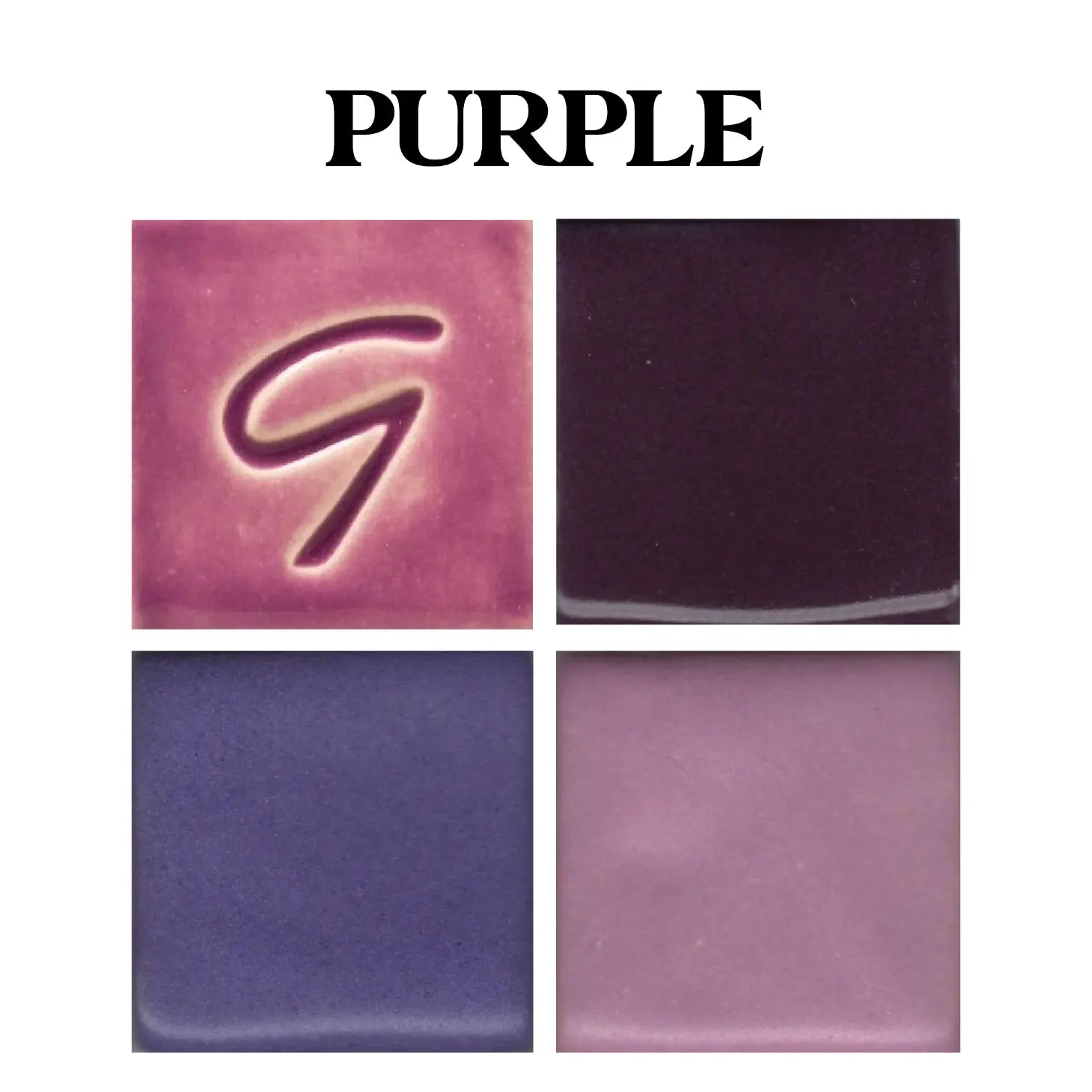 Purple Glazes