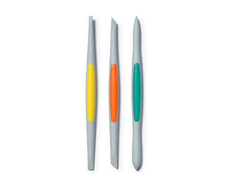 Xiem Tools - Finishing Tools: Flex-Firm Silicone Set (3pcs) (Various Sizes)
