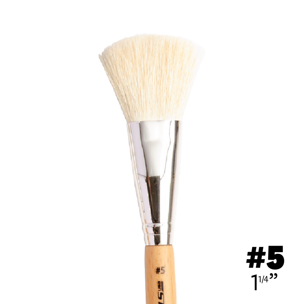 Xiem Tools - Round Glaze Brushes - High Quality Goat Hair - Various Sizes