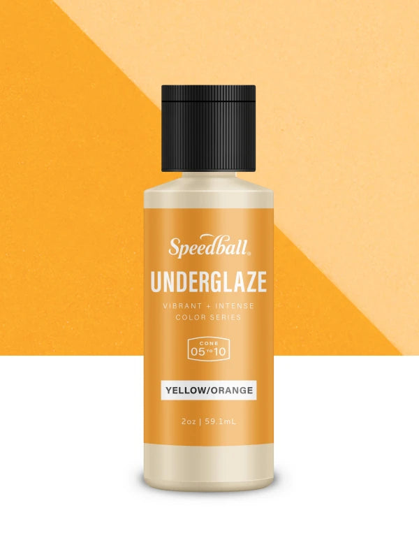 Speedball Underglaze - Yellow/Orange (Various Sizes)