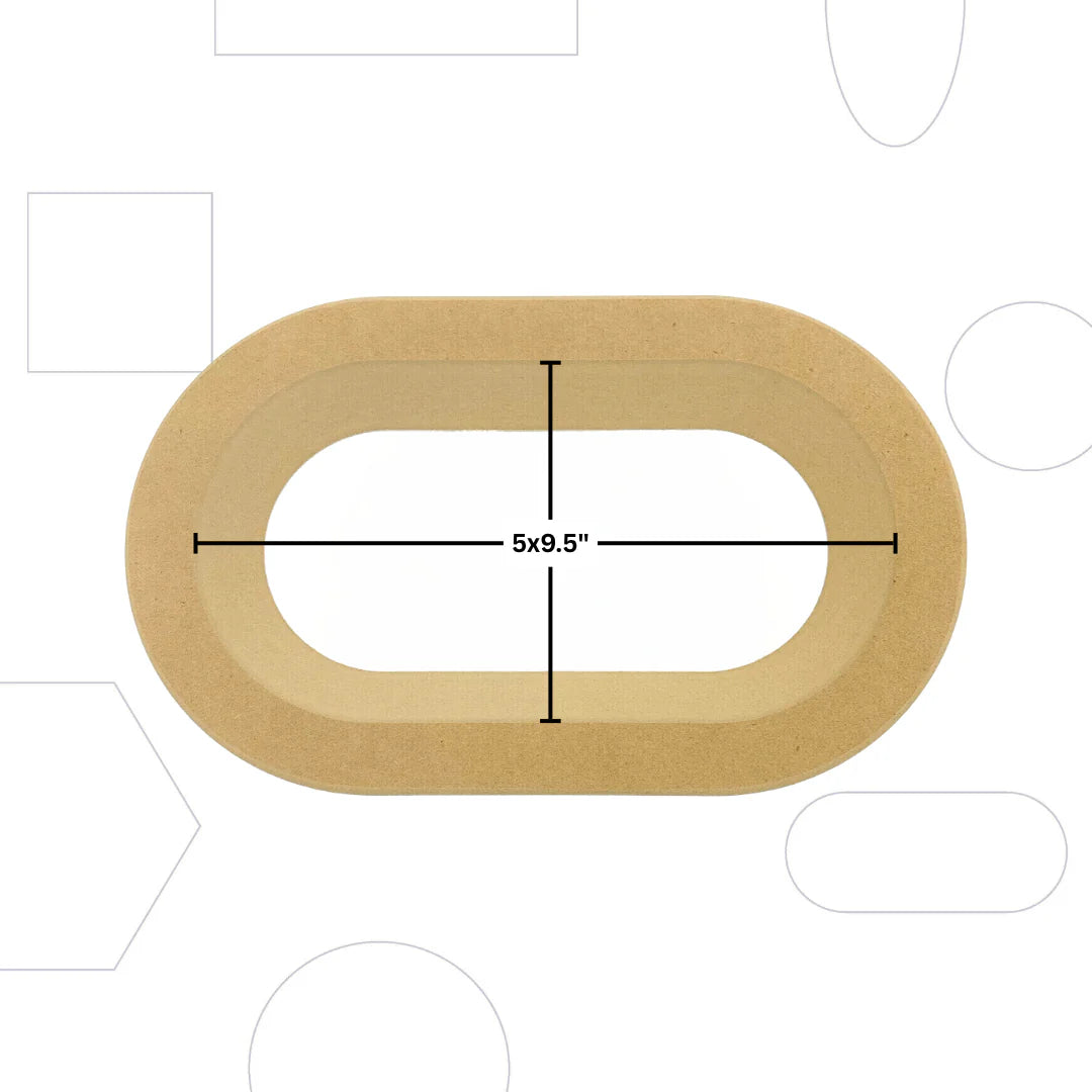 GR Pottery Supplies - Slumpie Rounded Rectangle - 5 x 9.5" (GRSRR595)