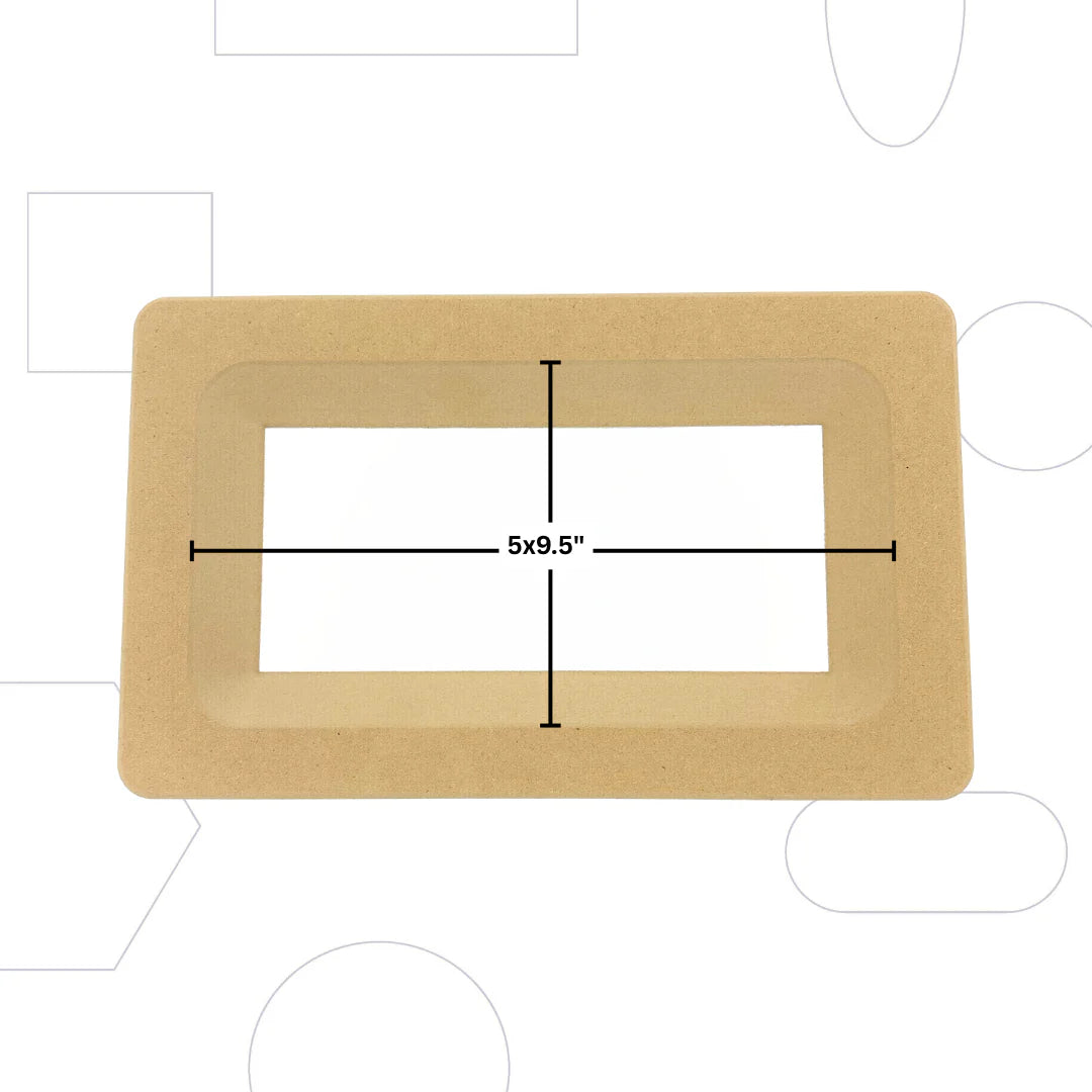 GR Pottery Forms - Slumpie Rectangle - 5 x 9.5" (GRSR595)