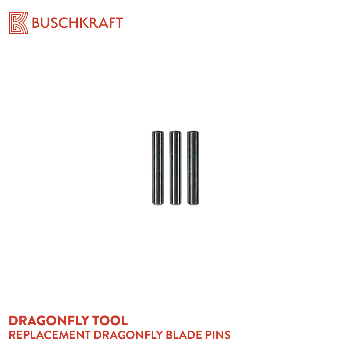 Buschkraft Tools - 3-Pack of Dragonfly Blade Pins (BKP-DRA4002)