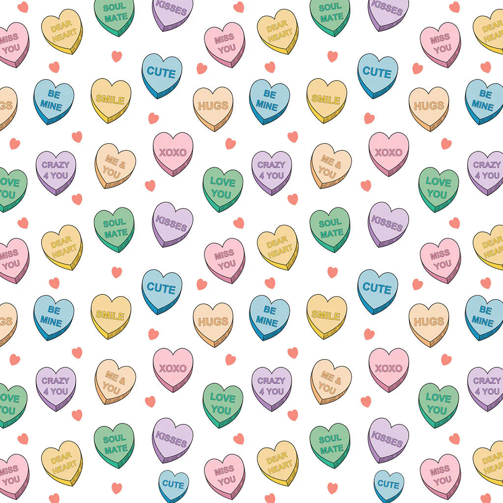 SanBao Underglaze Transfer - Heart Candy (19" x 13")