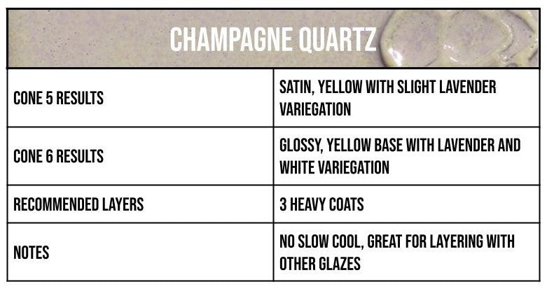 Speedball Champagne Quartz Mid-Fire Glaze - Pint (002119)
