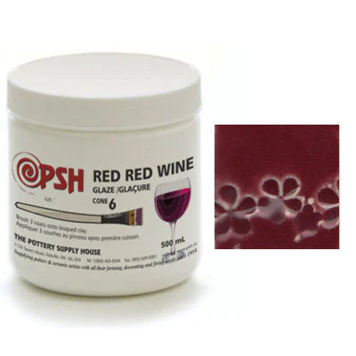 PSH - Red Red Wine Gloss Glaze - (Various Sizes)