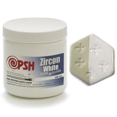 PSH - Zicron White Gloss Glaze - Pint (GZNW2)