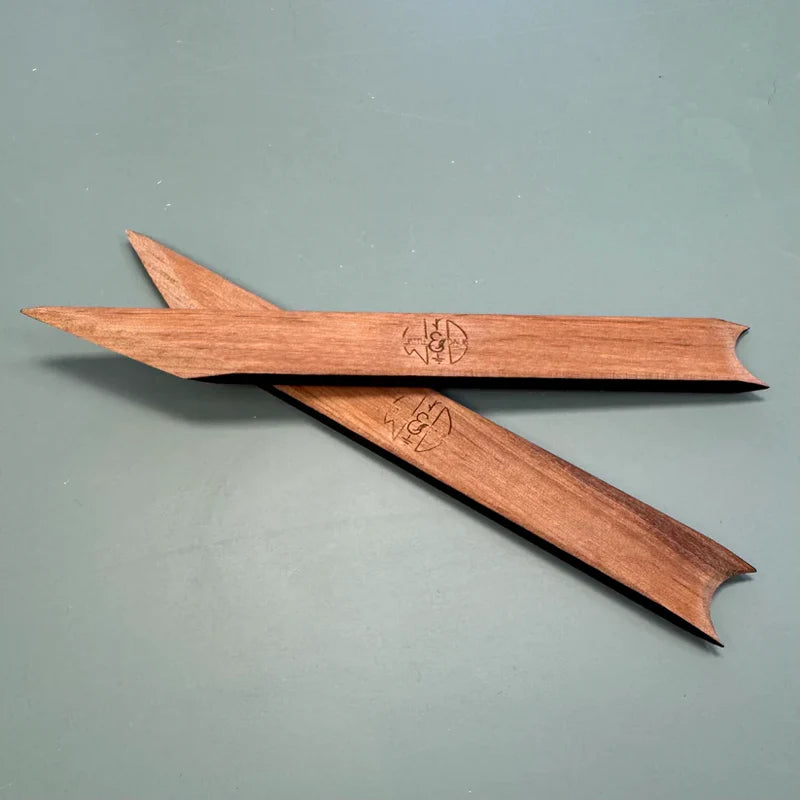 Wattle & Daub Pottery Tools - Knife Straight + Bead 6.5" x 0.75" - CANADIAN MADE (WDSTRAIGHTBEAD)