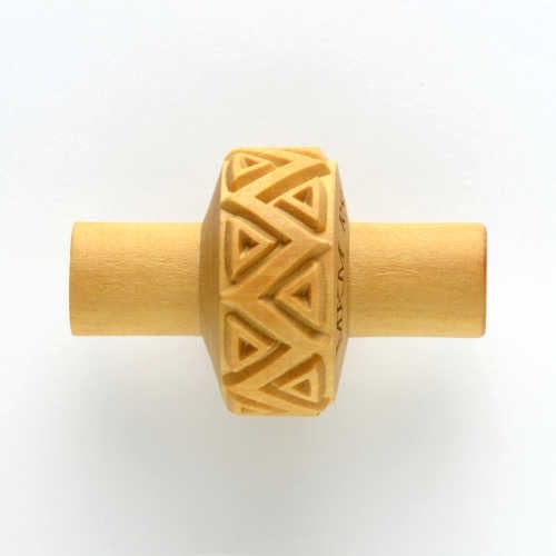 MKM Small Handle Roller - Zig Zags & Triangles (RS-025)