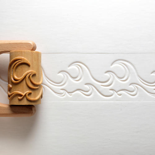 MKM Large Handle Roller - Ocean Wave (RL-047)