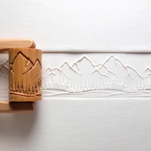 MKM Large Handle Roller - Rocky Mountain View (RL-051)