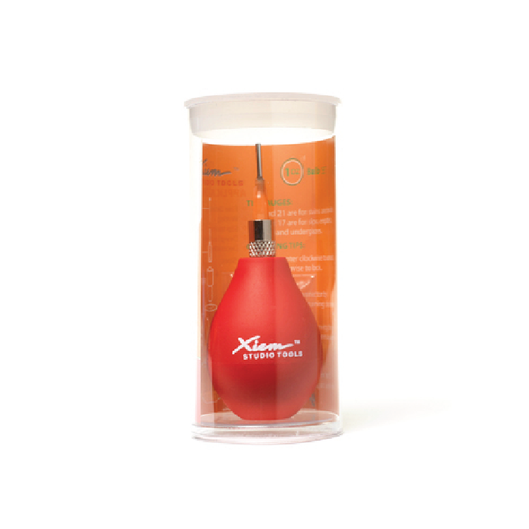 Xiem Tools - Precision Applicator 1 oz Bulb With 4Tips - 14,16,18 & 20 Gauge (PAS1OZ)