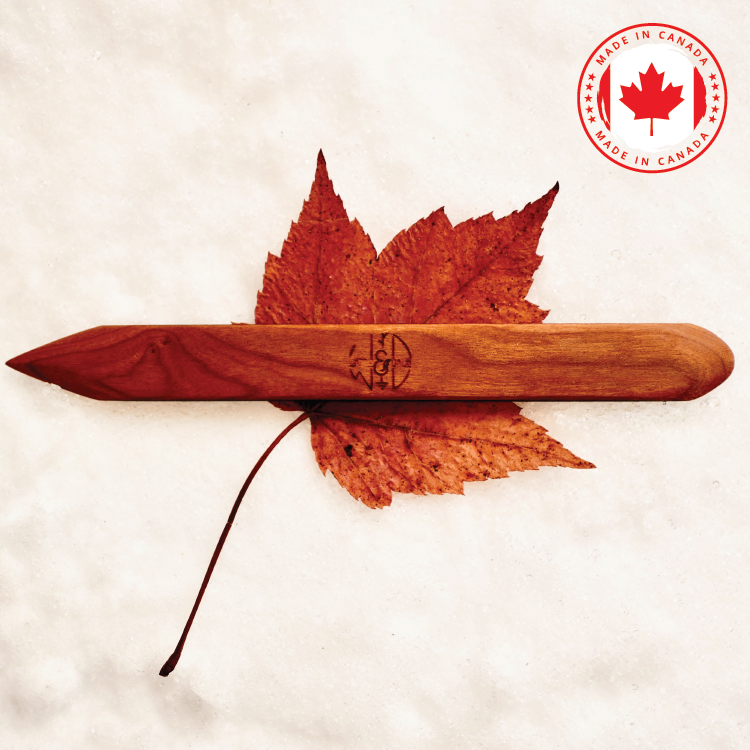 Wattle & Daub Pottery Tools - Point Knife + Round 6.75" X 0.75" - CANADIAN MADE (WDPOINTROUND)