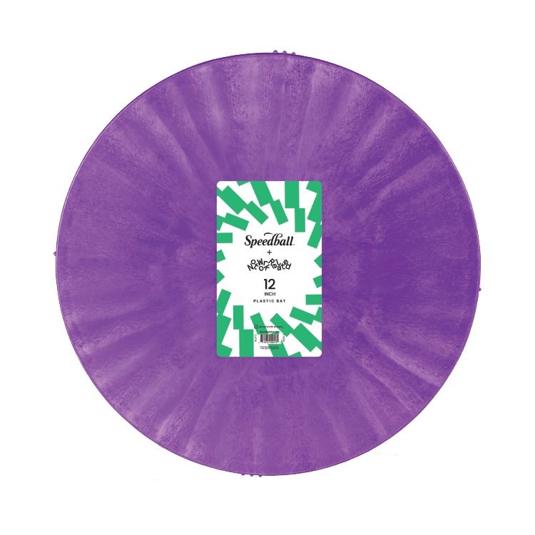 LIMITED EDITION Speedball Plastic Bat - 12" Round Purple (PUB12)