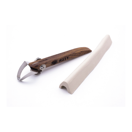 DiamondCore Tools - Round Trapezoid Wall XL Handheld Clay Extruder (R211)