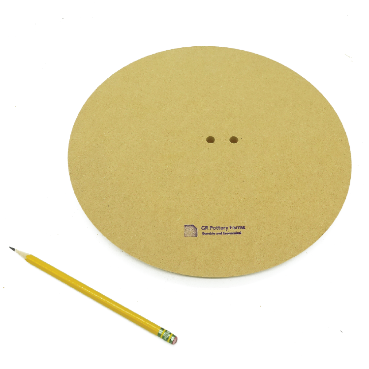 GR Pottery Forms - 12.5" Round Drape Mold - Rounded Edges (GRRD2125)