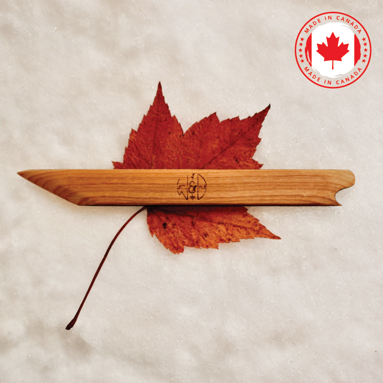 Wattle & Daub Pottery Tools - Straight Knife + S Curve 6.75" X 0.75" - CANADIAN MADE (WDSTRAIGHTSCURVE)
