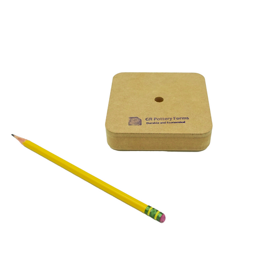 GR Pottery Forms - Square Wallie - 4" (GRWS4)