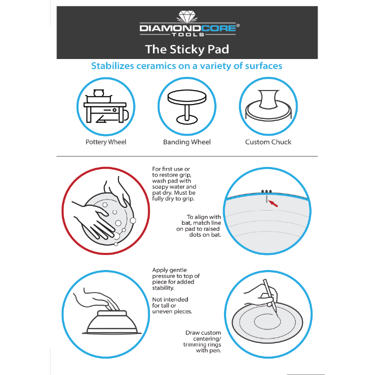 DiamondCore Tools - Sticky Pad (Various Sizes)