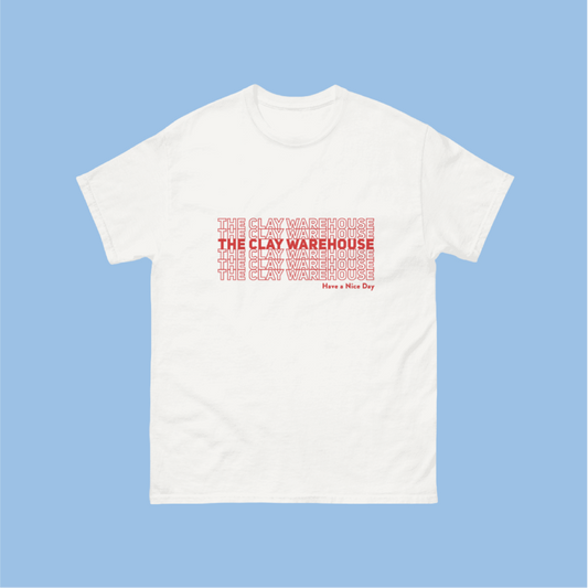 The Clay Warehouse - LIMITED EDITION - Heavy Cotton THE CLAY WAREHOUSE Tee
