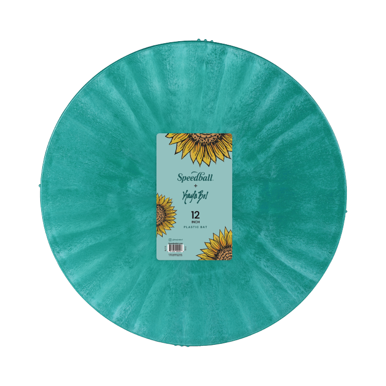 LIMITED EDITION Speedball Plastic Bat - 12" Round Teal (TB12)