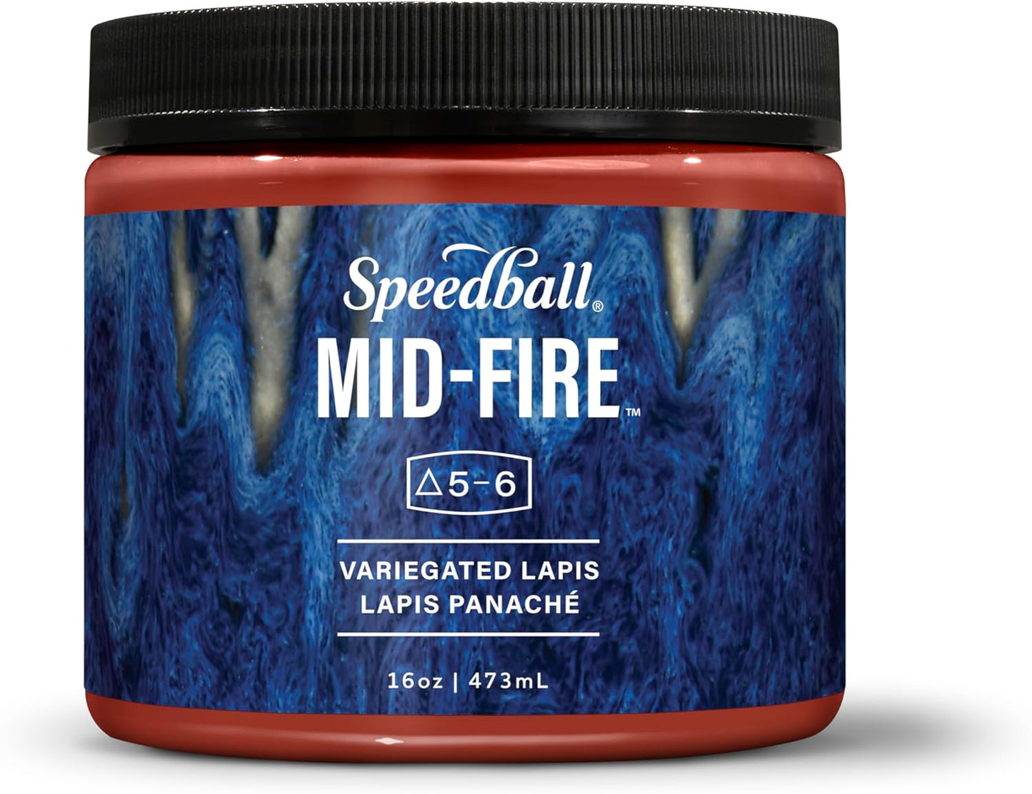 Speedball - Variegated Lapis Mid-Fire Glaze - Pint (002110)