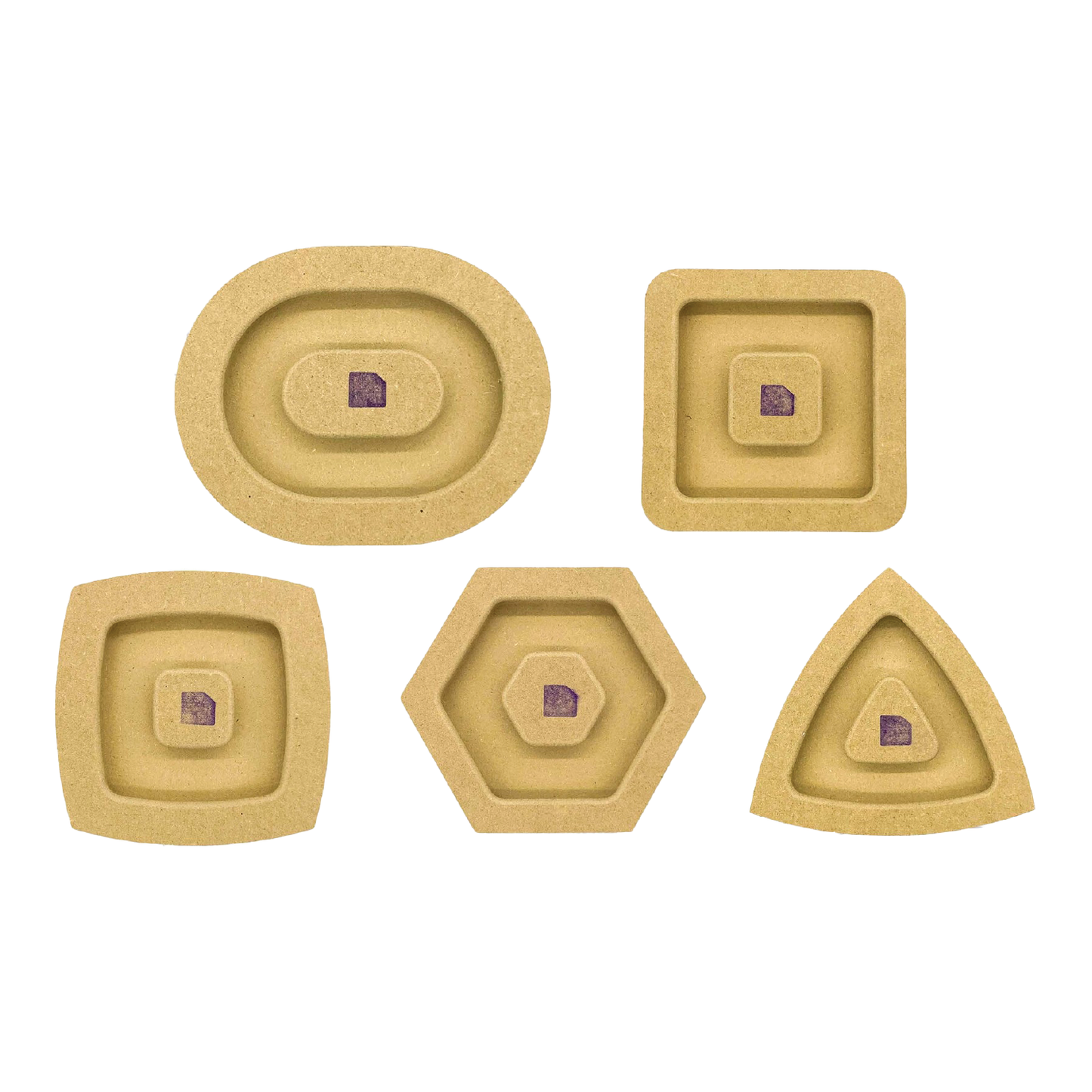 GR Pottery Forms - Wallie 5 pack - 4" (GRWSP)