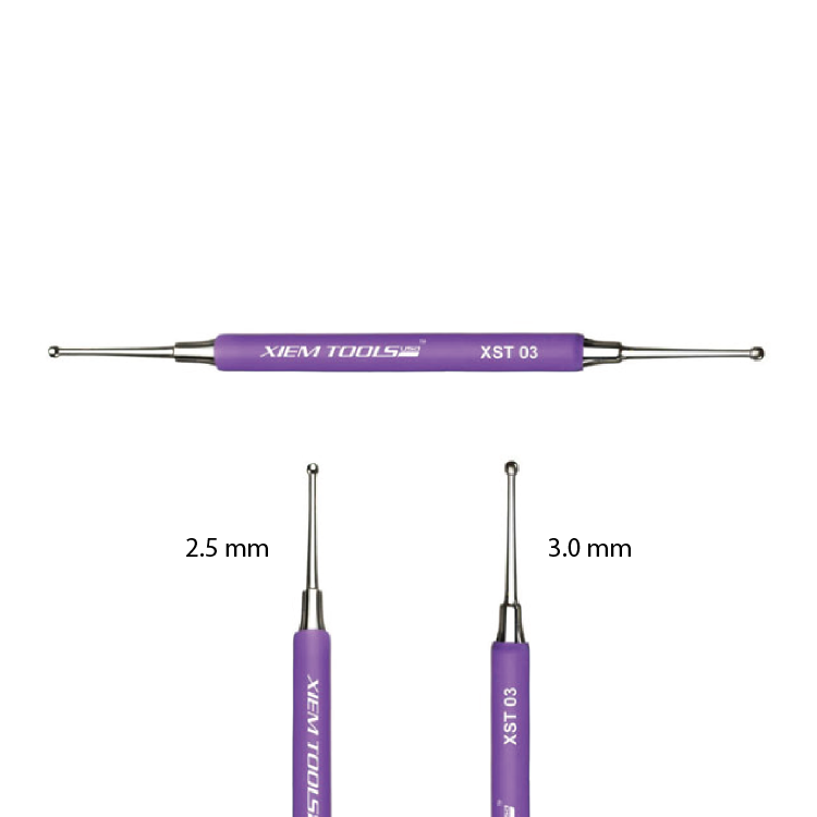 Xiem Tools - Stylus Tool (Double-End), Ball Size: 2.5mm/3.0mm (XST03)