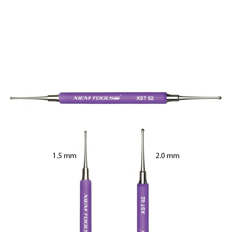 Xiem Tools - Stylus Tool (Double-End), Ball Size: 1.5mm/2.0mm (XST02)