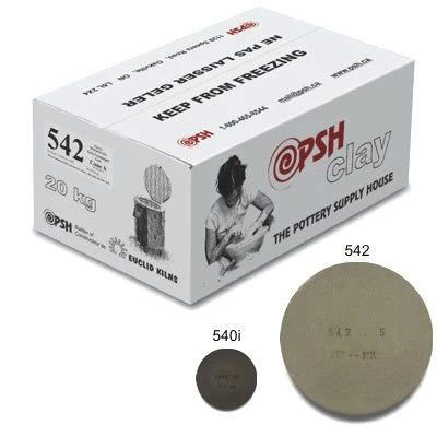PSH 542 - Cone 6 - Grey Clay - 20 kg (C542X)