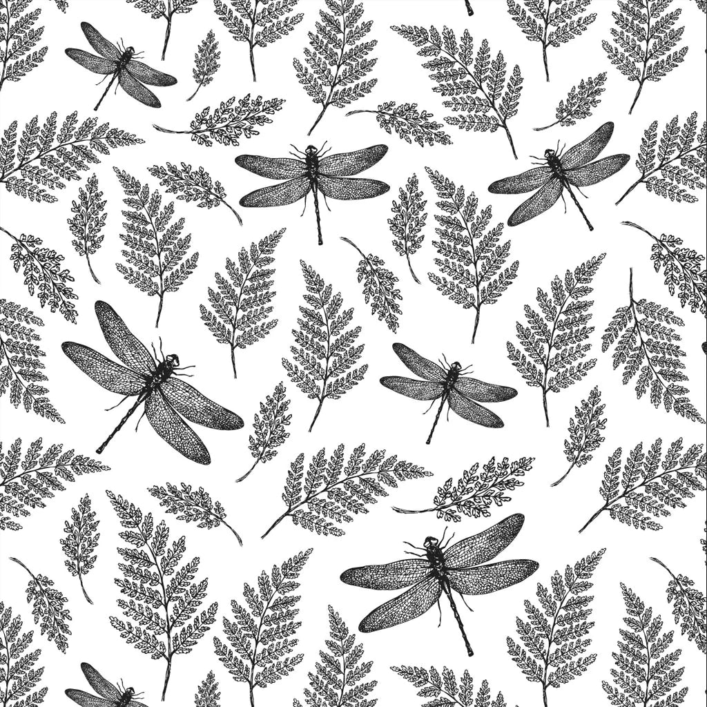 SanBao Underglaze Transfer - Dragonfly (19" x 13")