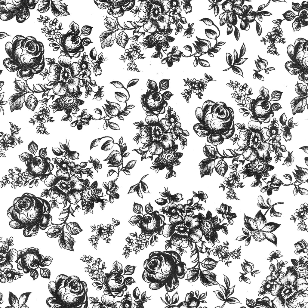 SanBao Underglaze Transfer - Flower 09 (19" x 13")