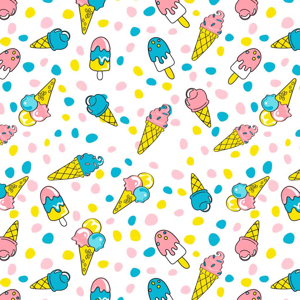 SanBao Underglaze Transfer - Ice Cream Cone (19" x 13")