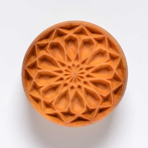 MKM Large Round Rose Window Stamp - 4 cm (SCL-011)