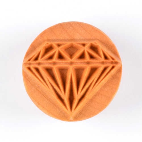 MKM Large Round Diamond Stamp - 4 cm (SCL-025)