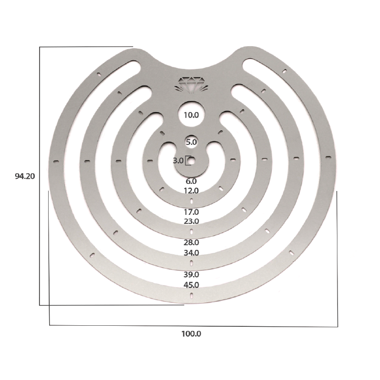 DiamondCore Tools - Arc Carving Metal Rib (MRIB1)