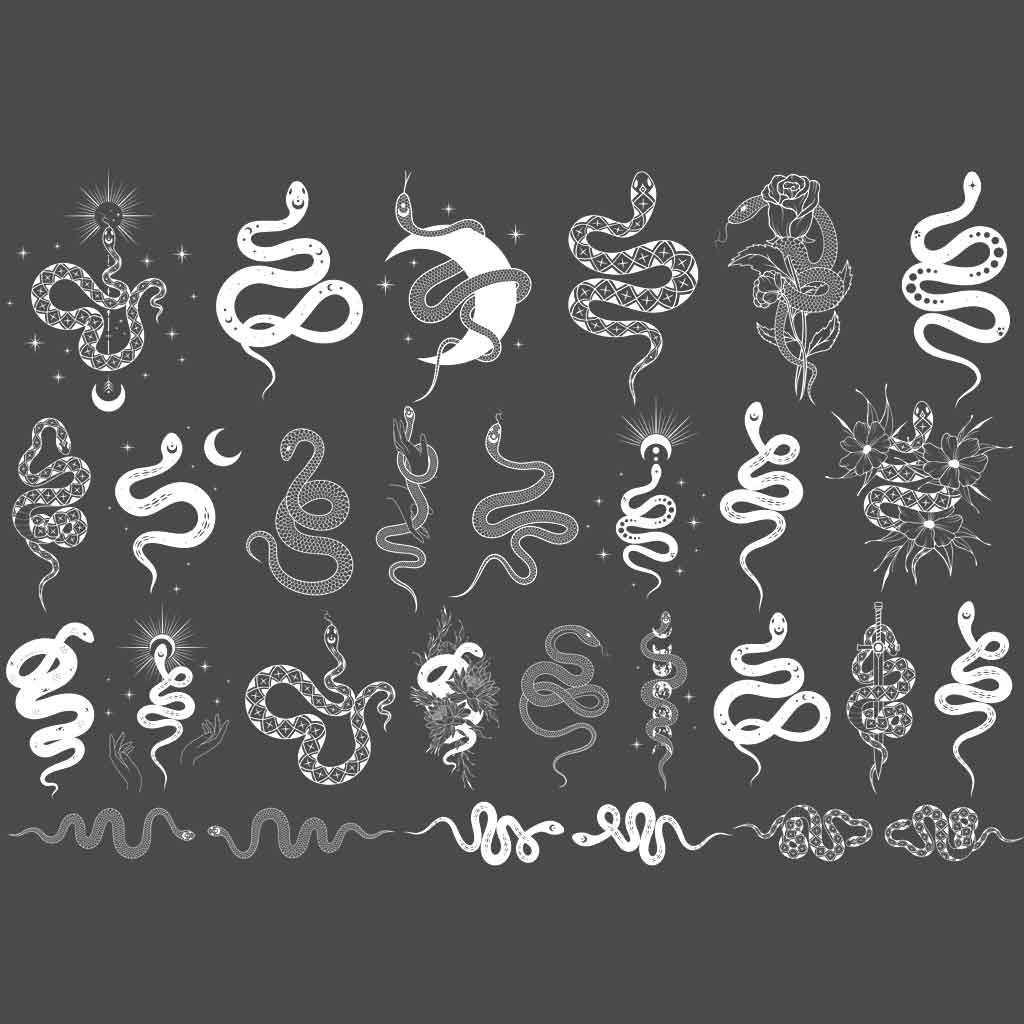 SanBao Underglaze Transfer - Magic Snake (19" x 13")