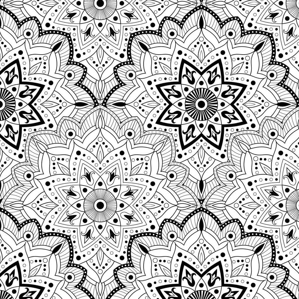 SanBao Underglaze Transfer - Mandala (19" x 13")