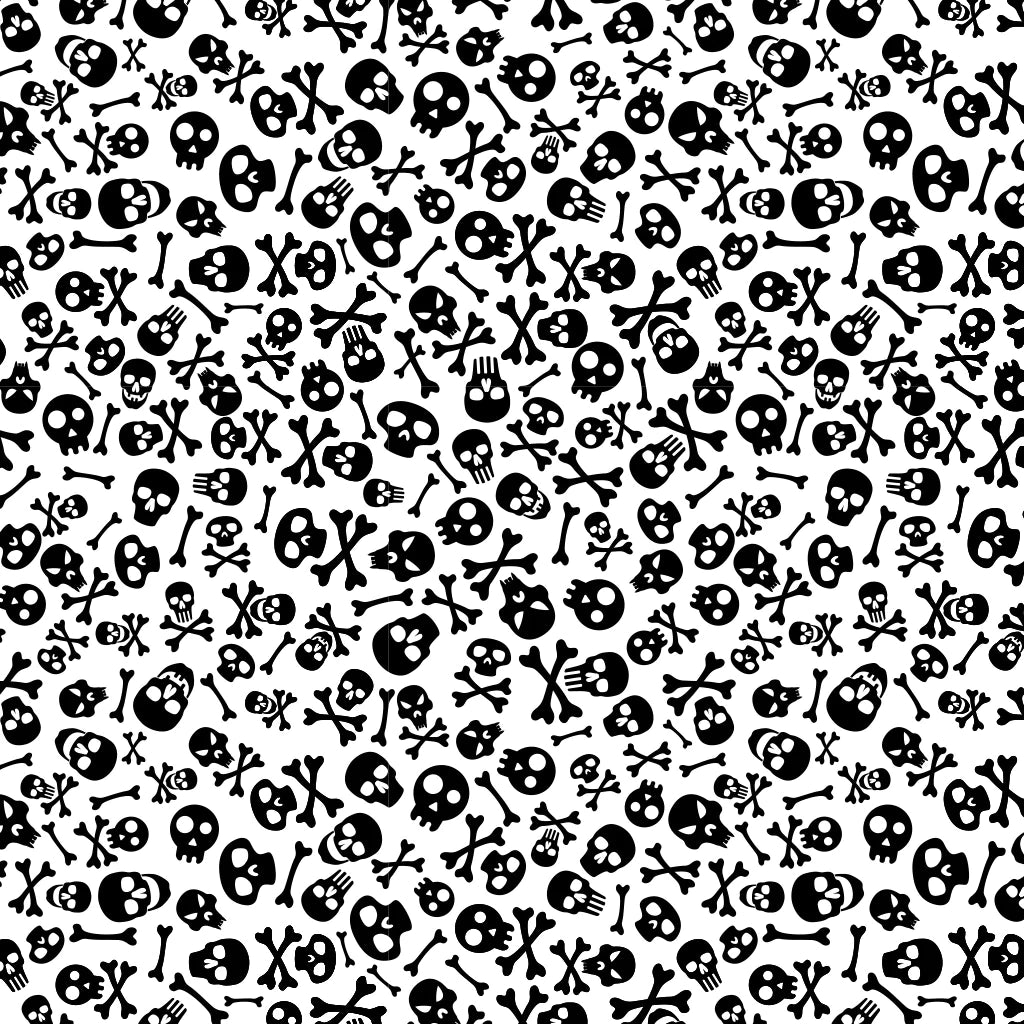 SanBao Underglaze Transfer - Mini Skull (19" x 13")