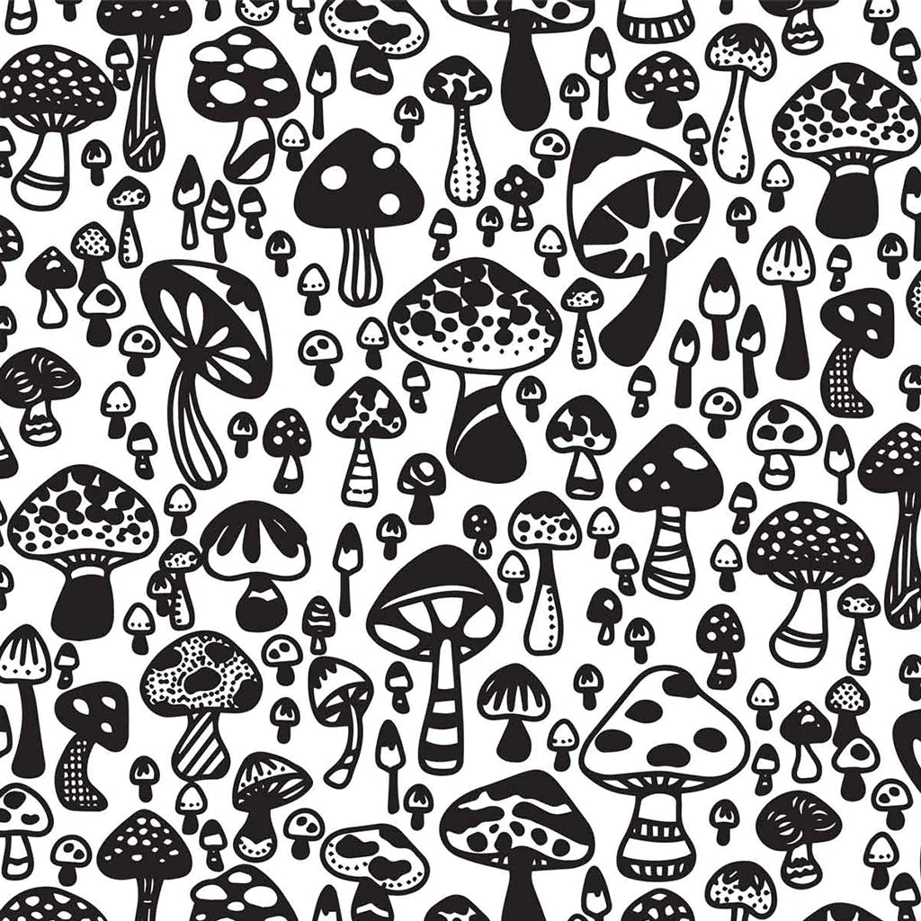 SanBao Underglaze Transfer - Wild Mushroom (9" x 6.5")