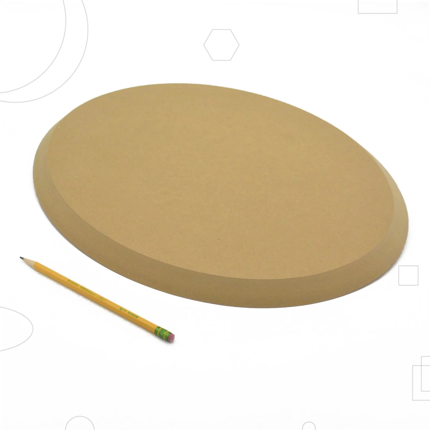 GR Pottery Forms - 13" X 17" Oval Drape Mold (GRO1317)