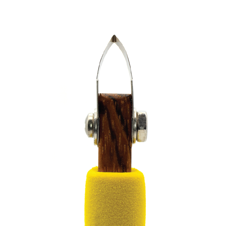 DiamondCore Tools - P1 Curved V Tip Clay Carving Tool (P1)