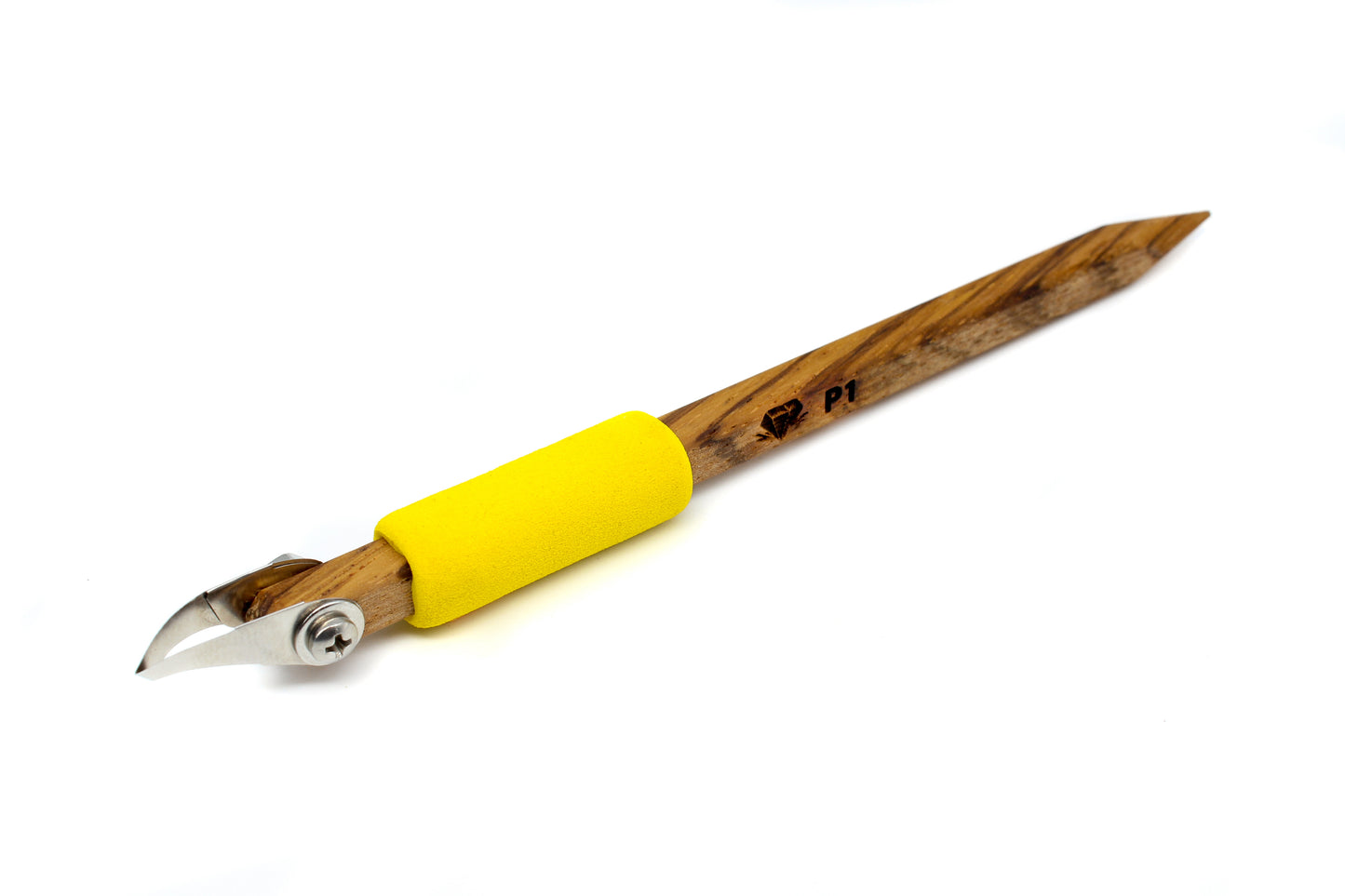 DiamondCore Tools - P1 Curved V Tip Clay Carving Tool (P1)