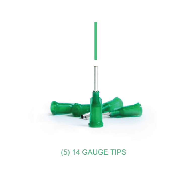 Xiem Tools - Precision Applicator Tips - Packs of 5 (Various Gauges)