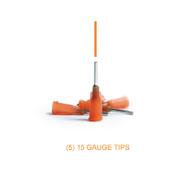 Xiem Tools - Precision Applicator Tips - Packs of 5 (Various Gauges)