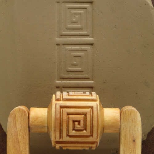 MKM Medium Handle Roller Square Spiral - 3 cm (RM-001)