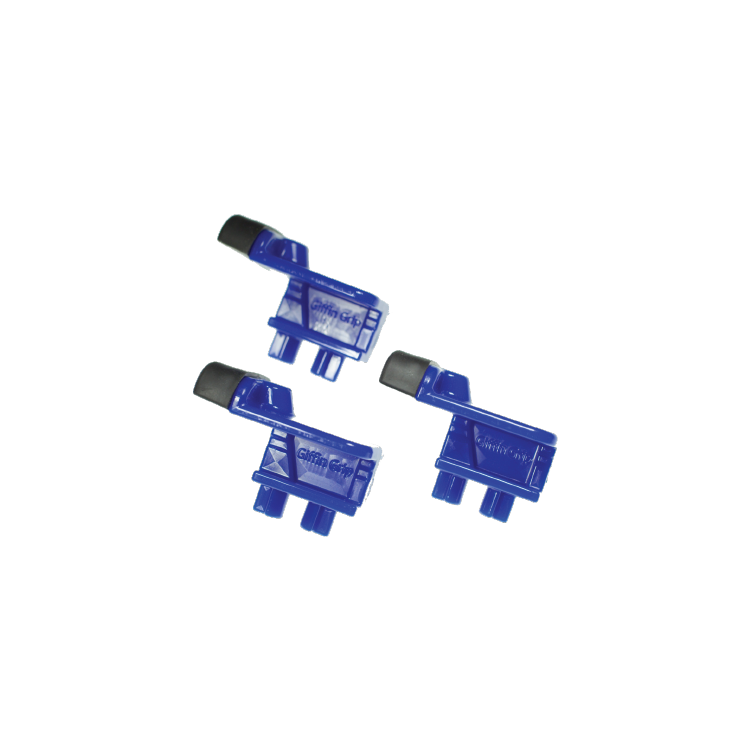 Giffin Grip Short Blue Basic Slider with Molded Pads - Set of 3 (SBS3)