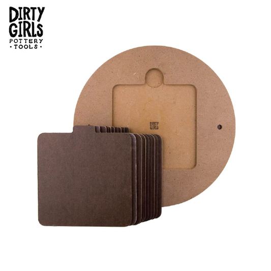 Dirty Girls Bat Insert System-Master & 10 Sq Inserts 6.5" (SQUAREKIT)