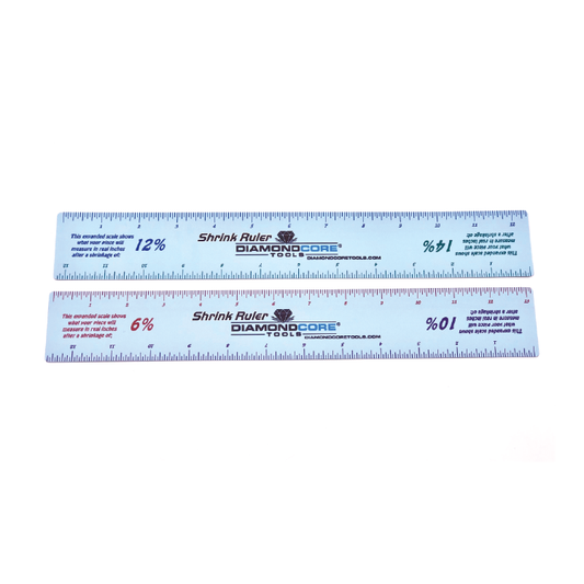 DiamondCore Tools - Imperial Shrink Ruler (Double-Sided) (SR)