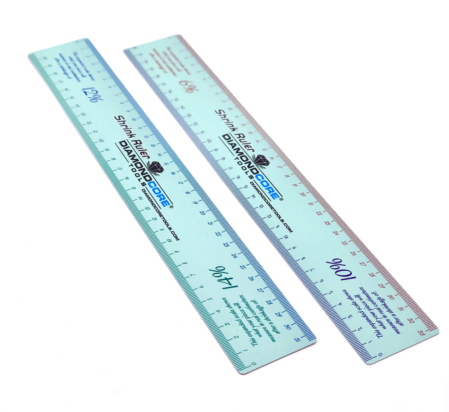 DiamondCore Tools - Shrink Ruler METRIC (Double-Sided) (SRM)